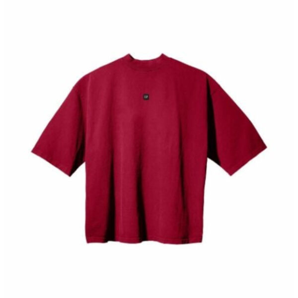 Yeezy Gap Engineered by Balenciaga Logo 3/4 Sleeve T-Shirt – Red